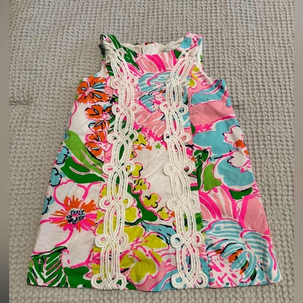 Lilly Pulitzer x Target Nosey Posey Infant Shift Dress 18 Months Colorful EUC